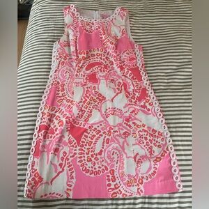 Lilly Pulitzer Pink and White Dress